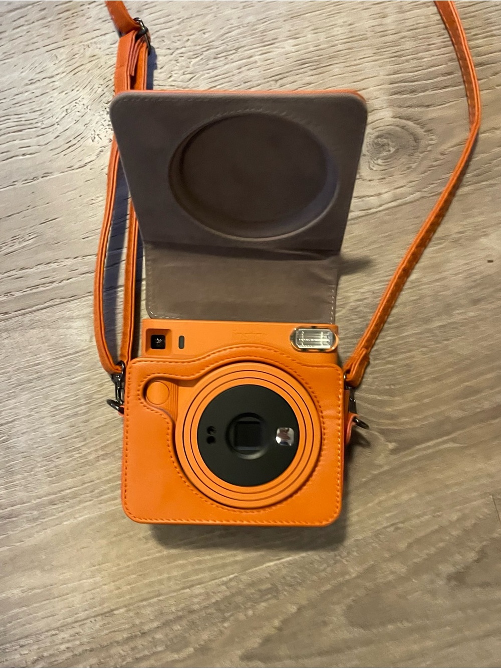 Instax Sq1 camera and Case with Strap used once pristine condition